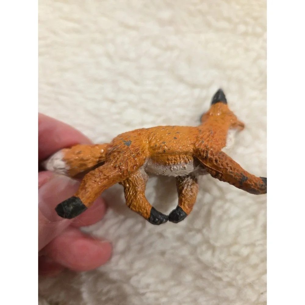 Safari Ltd Vtg Red Fox Figure Tereium Dollhouse Animal‎ 3